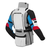 Текстилно мото яке  SECA ARRAKIS III GREY/BLUE/RED