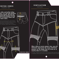 Мото дънки TRILOBITE 2461 PARADO MONOLAYER AAA BLUE SHORT