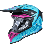 Mотокрос каска Just1 J-39 Thruster Petrol Blue/Fuxia Black