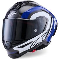 Каска ALPINESTARS Supertech R10 Arius Black/White/Blue
