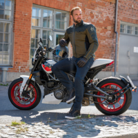 Мото дънки Lindstrands Lejen Blue