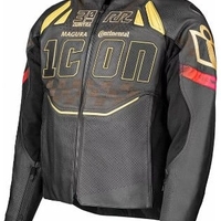 Кожено яке ICON Contra3™ RIZZ RIZZ BK