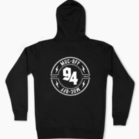 Суитшърт MUC-OFF ROPE HOODIE BLACK