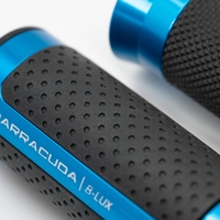 Мото ръкохватки BARRACUDA B-LUX RACING GRIPS BLUE