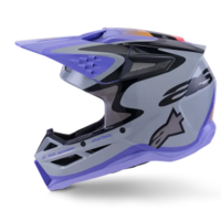 Мотокрос каска ALPINESTARS SM3 JETTSON GRAY/PUR/BLK