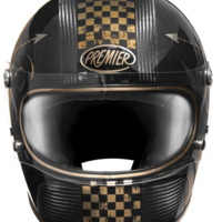 Каска PREMIER TROPHY CARBON NX GOLD CHROMED