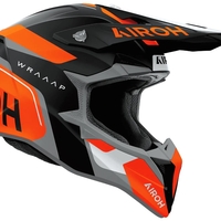 Мотокрос каска AIROH WRAAAP VISION Conquer ORANGE MATT