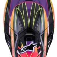Мотокрос каска ALPINESTARS SM10 ERA PINK/VIO/YL