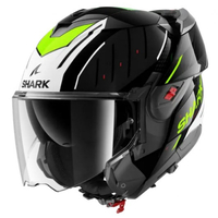 Модуларна каска SHARK OXO RYDGER Black White Yellow