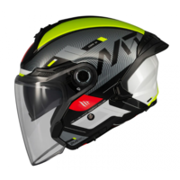Скутер каска MT COSMO SV SILENCE B3 YELLOW GLOSS