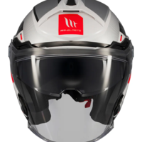 Скутер каска MT COSMO SV SILENCE A2 GREY GLOSS