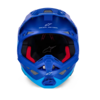 Мотокрос каска ALPINESTARS S-M10 FLOOD BLUE/BLK-CARB