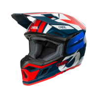 Мотокрос каска O'NEAL 3SERIES RIDE BLUE/WHITE/RED V.26