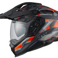 Адвенчър каска NEXX X.WED3 TRAILMANIA GREY ORANGE MATT