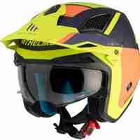 Каска MT DISTRICT SV S ANALOG D27 MATT ORANGE/FLUO YELLOW