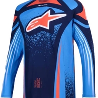 Мотокрос джърси Alpinestars TECHSTAR NOMUR NAVY/ОRANGE/BLUE