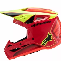 Детска мотокрос каска ALPINESTARS SM3 FRAY RD/YL/BK