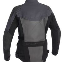 Дамско текстилно мото яке Lindstrands Storbo Graphite Dark Grey Black