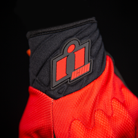 Текстилни мото ръкавици ICON ANTHEM 2 - RED