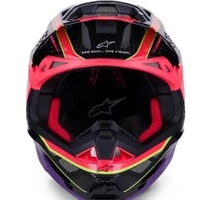 Мотокрос каска ALPINESTARS SM10 ERA PINK/VIO/YL