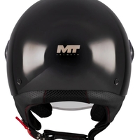 КАСКА ЗА СКУТЕР MT STREET S PURE A1 BLACK GLOSS
