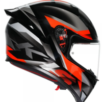 КАСКА AGV K1 S FASTLAP BLACK/GREY/RED