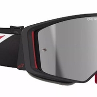 Мотокрос очила ALPINESTARS SUPERTECH CORP BLACK/RED MIRROR-SILVER