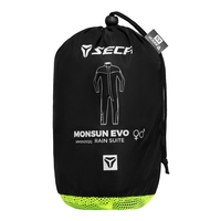 Цял дъждобран SECA MONSUN EVO BLACK/FLUO