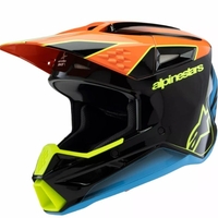 Детска мотокрос каска ALPINESTARS SM3 FRAY BLK/OR/YL