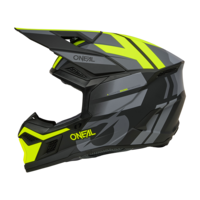Мотокрос каска O'NEAL 3SERIES RIDE BLACK/GRAY/NEON YELLOW V.26