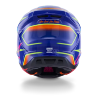 Мотокрос каска ALPINESTARS SM7 CAST BLUE/YELLOW/PINK
