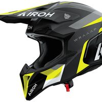 Мотокрос каска AIROH WRAAAP Conquer Yellow Matt