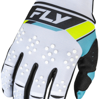 Мотокрос ръкавици FLY RACING Kinetic Prix- White/Black/Hi-Vis