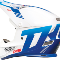 Мотокрос каска THOR SECTOR 2 CARVE WHITE/BLUE
