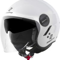 Каска за скутер BOGOTTO H595-1 SPN WHITE/MATT