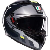КАСКА AGV K3 SHADE GREY/YELLOW FLUO