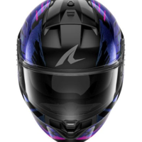 Каска SHARK RIDILL 2 REPTAIA BLACK/BLUE/PURPLE