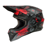 Каска O'NEAL 1SERIES VIBRANT BLACK/RED V.26