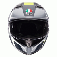 КАСКА AGV K3 SHADE GREY/YELLOW FLUO