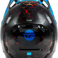 Мотокрос каска FLY RACING Formula CC Tektonic - Black/Blue/Red