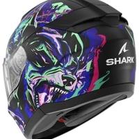 Каска SHARK RIDILL 2 RAGING BEAST Blue/Violet/Pink