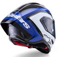 Каска ALPINESTARS Supertech R10 Arius Black/White/Blue