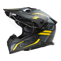 Каска O'NEAL A-SRS SPIKE BLACK/GRAY/YELLOW