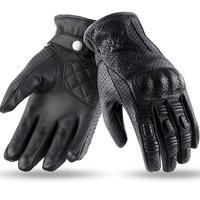 Дамски кожени ръкавици 70 DEGREES SUMMER URBAN BLACK