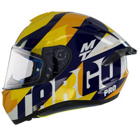 Каска MT TARGO PRO BIGER GLOSS PEARL BLUE