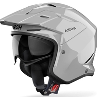 Kаска за скутер AIROH Kombakt Concrete Grey Gloss