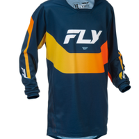 Детска мотокрос блуза FLY RACING Kinetic Jugend - Navy/Orange