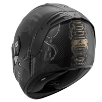Каска SHARK SPARTAN RS CARBON XBOT BLACK/WHITE/GOLD