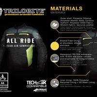 Дамско мото яке TRILOBITE 2092 All ride Tech-Air BLACK