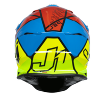 Mотокрос каска Just1 J-39 Thruster Fluo Yellow/Red/Blue